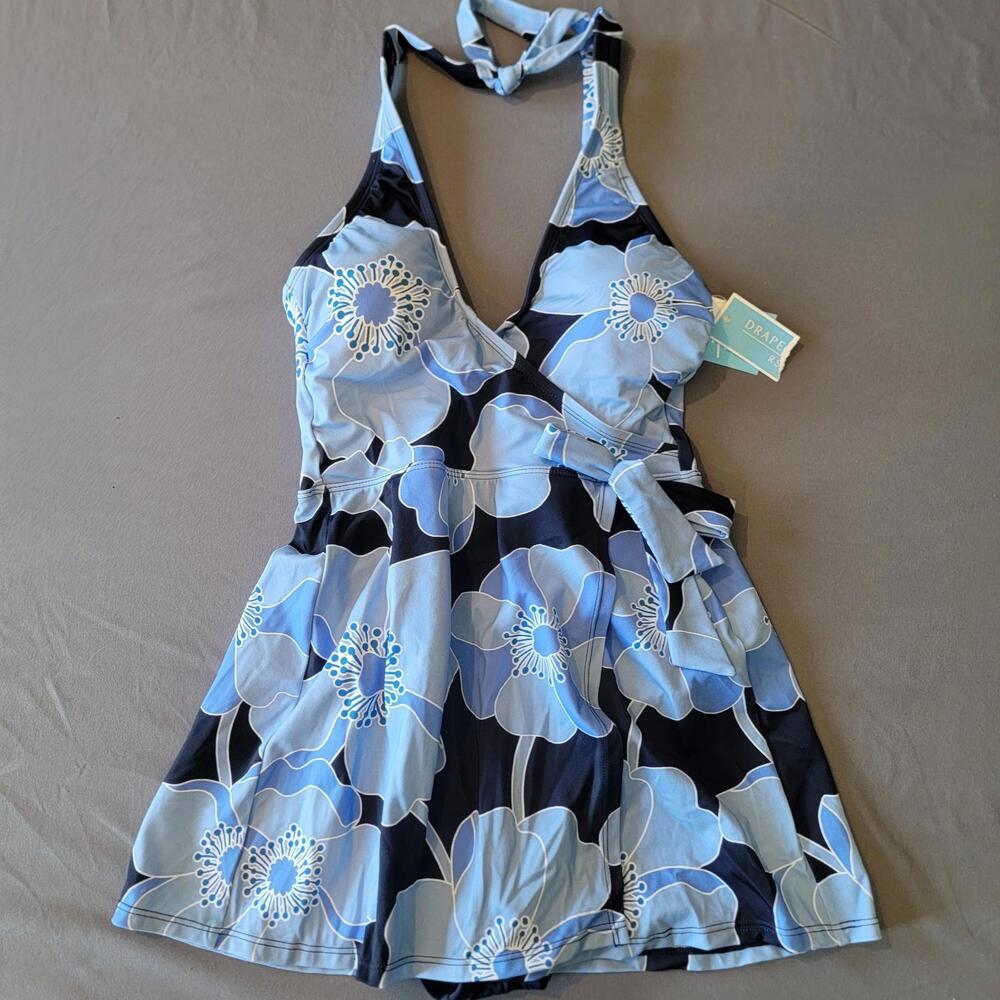 Draper James RSVP One Piece Swimsuit, Womens, Size XS, Floral, New With Tags